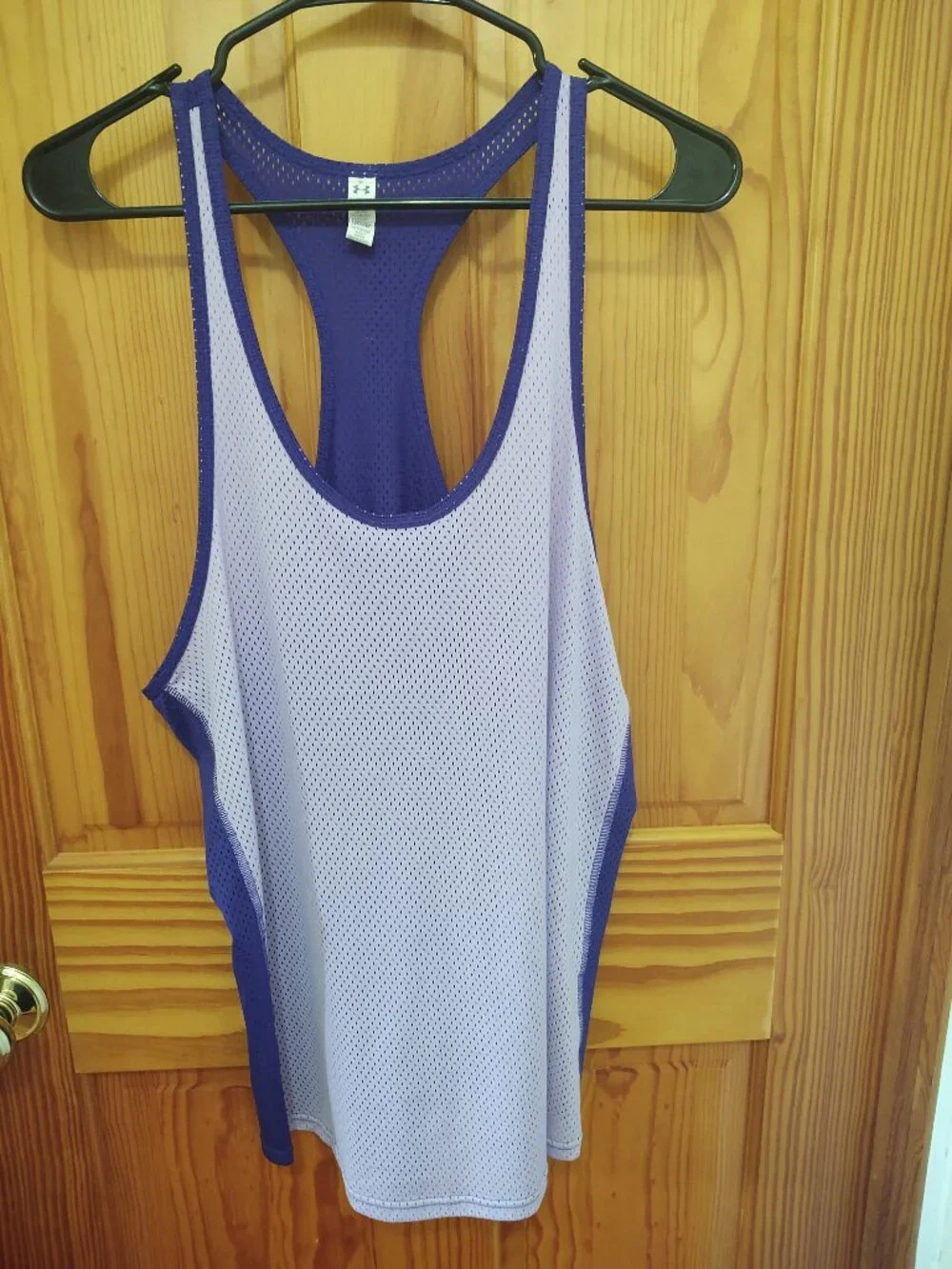 Under Armour Mesh Tank Purple/Lavender Size XL